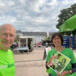 Grüne informieren vor Ort