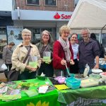 Grüner Stand beim Interkulturellen Straßenfest