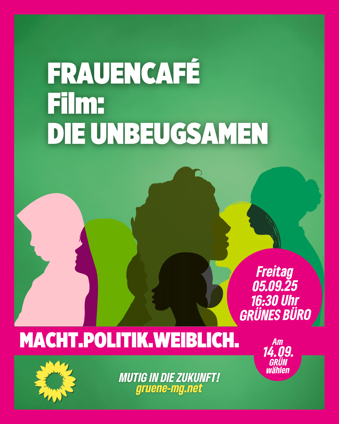 Frauencafé am 5.9. - Film: Die Unbeugsamen
