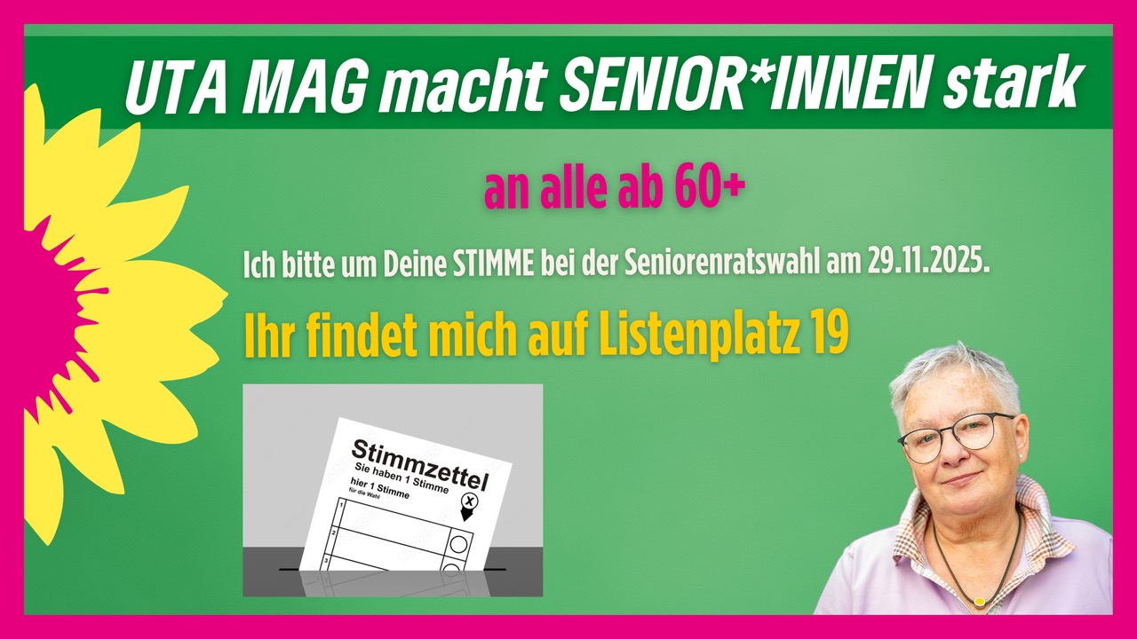 Uta Mag für den Seniorenrat