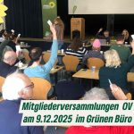 Mitgliederversammlung OV Nord am 9.12.2025