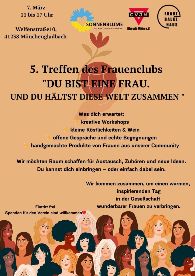 Frauen Pop-up Day – 5. Treffen des Frauenclubs