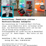 Ausstellung: Demokratie stärken - Rechtsextremismus bekämpfen