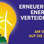 Erneuerbare Energien verteidigen: Demos am 18. April