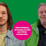Kleinen Wahlparty am Sonntag, 6.9.2026